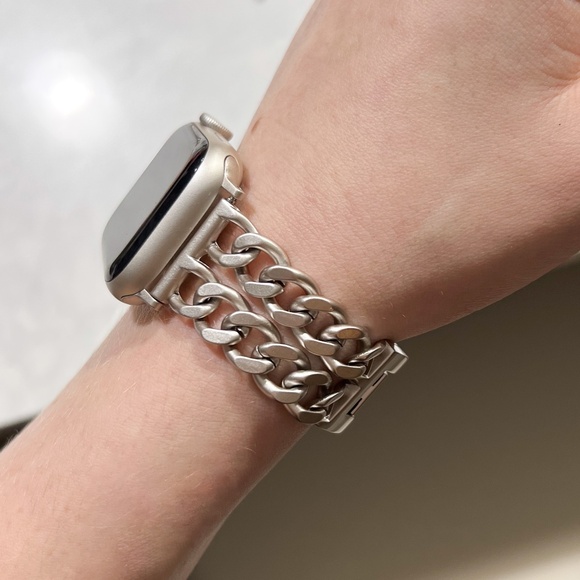 BOGO Double Starlight Chain Apple Watch Band 42/44/45 - Picture 1 of 4
